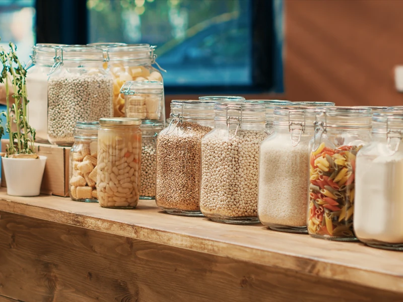 אחסון מזון טבעוני